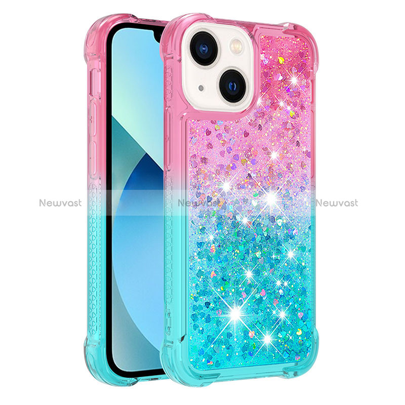 Silicone Candy Rubber TPU Bling-Bling Soft Case Cover S02 for Apple iPhone 14