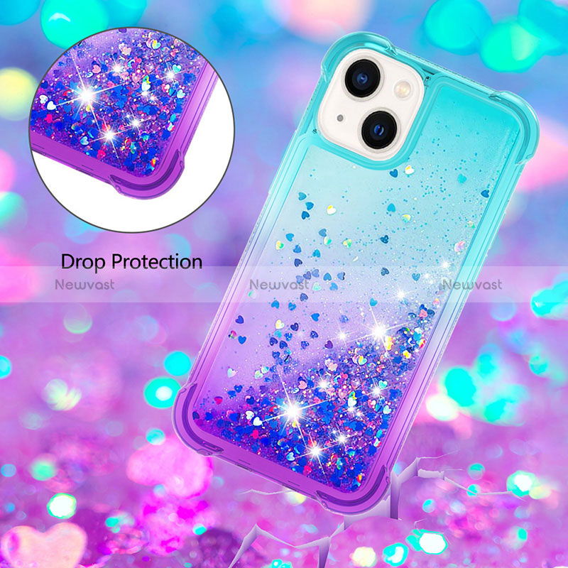 Silicone Candy Rubber TPU Bling-Bling Soft Case Cover S02 for Apple iPhone 14