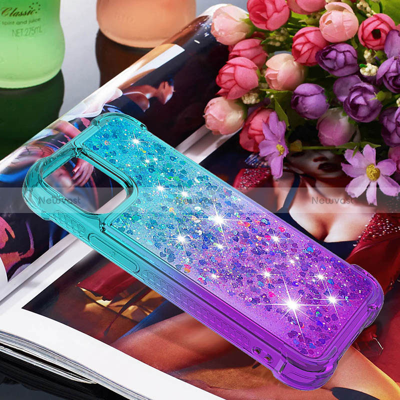 Silicone Candy Rubber TPU Bling-Bling Soft Case Cover S02 for Apple iPhone 14 Plus