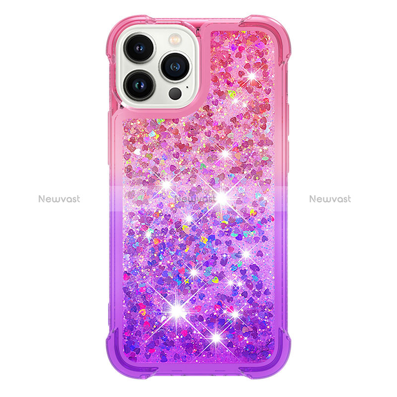 Silicone Candy Rubber TPU Bling-Bling Soft Case Cover S02 for Apple iPhone 14 Pro Max