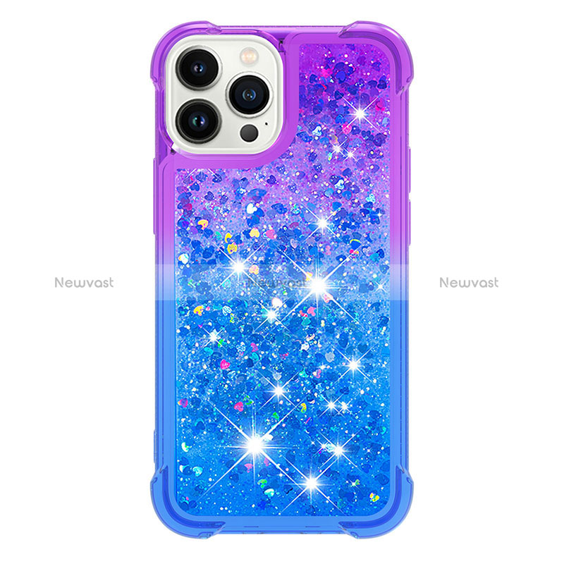 Silicone Candy Rubber TPU Bling-Bling Soft Case Cover S02 for Apple iPhone 15 Pro Max