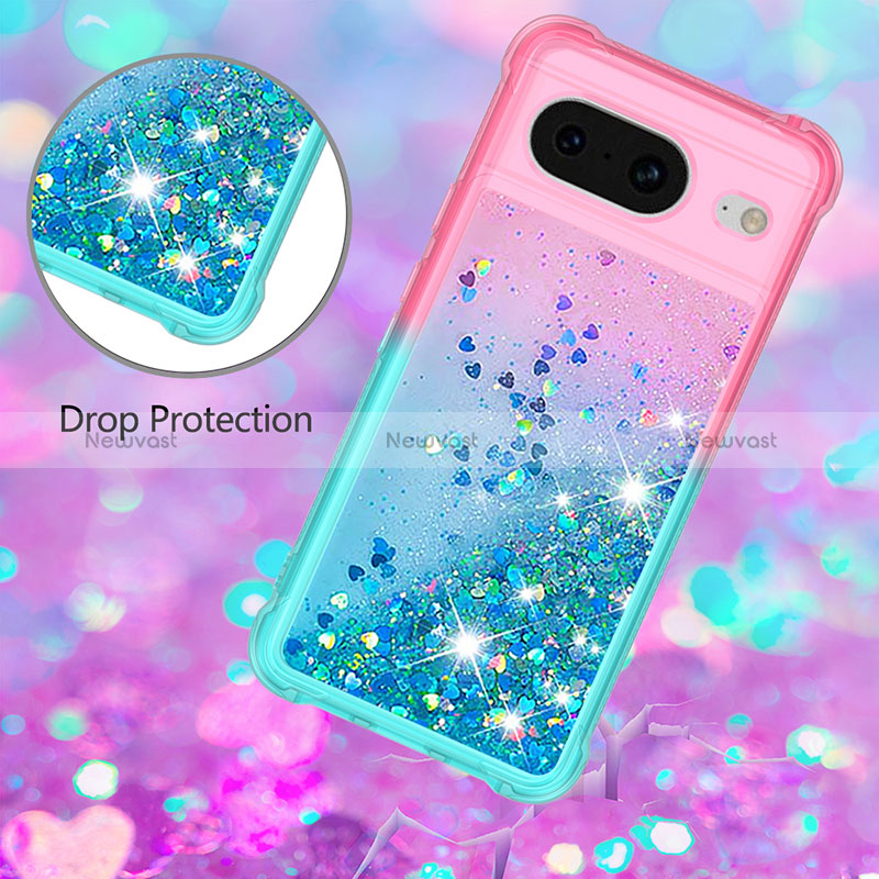 Silicone Candy Rubber TPU Bling-Bling Soft Case Cover S02 for Google Pixel 8 5G