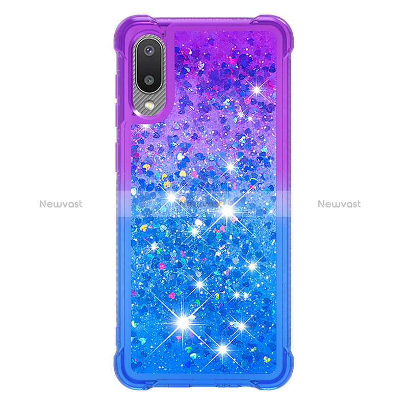 Silicone Candy Rubber TPU Bling-Bling Soft Case Cover S02 for Samsung Galaxy A02