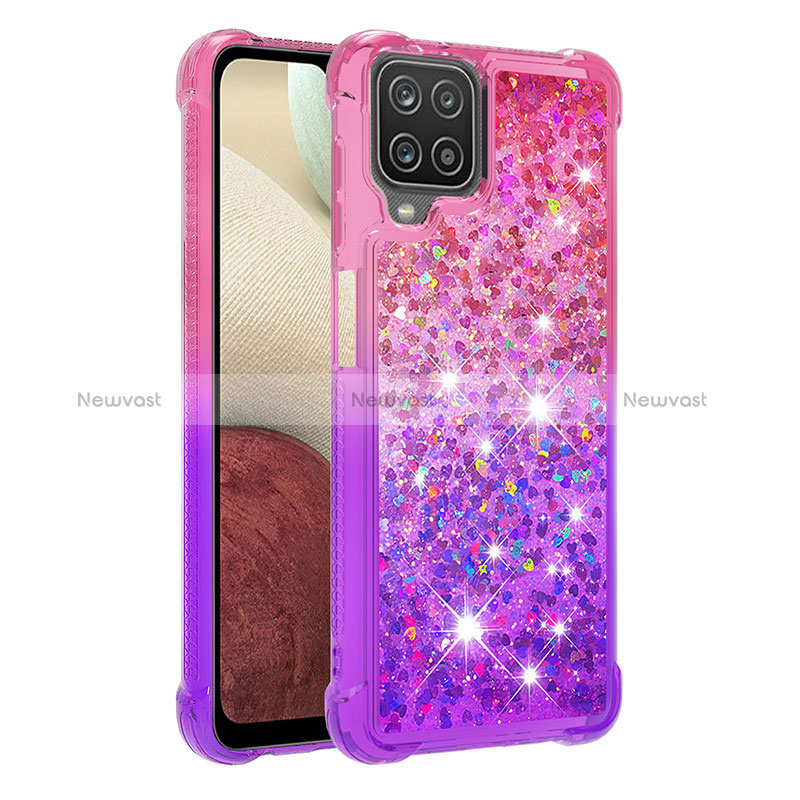 Silicone Candy Rubber TPU Bling-Bling Soft Case Cover S02 for Samsung Galaxy A12 5G