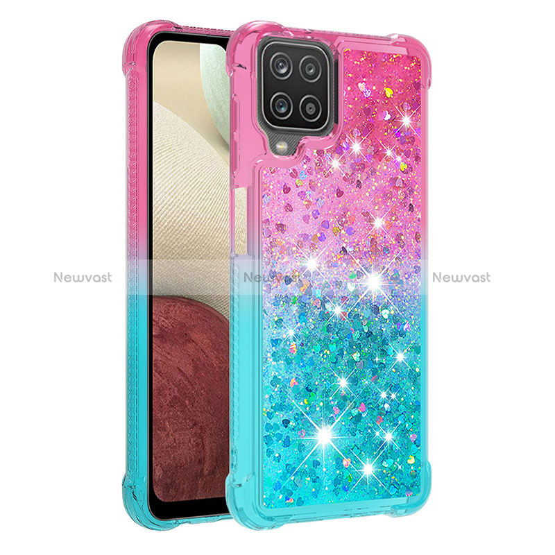 Silicone Candy Rubber TPU Bling-Bling Soft Case Cover S02 for Samsung Galaxy A12 5G