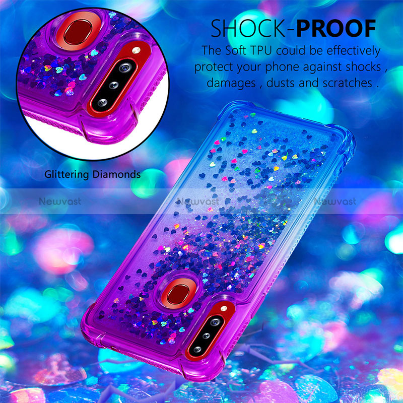 Silicone Candy Rubber TPU Bling-Bling Soft Case Cover S02 for Samsung Galaxy A20s