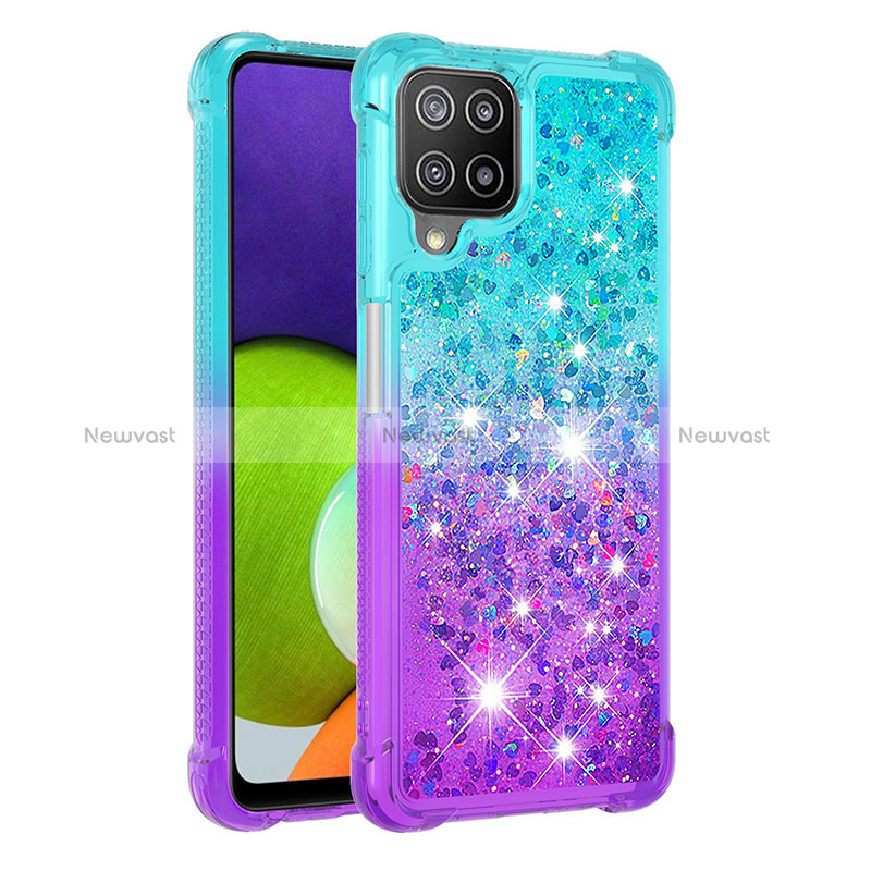 Silicone Candy Rubber TPU Bling-Bling Soft Case Cover S02 for Samsung Galaxy A22 4G