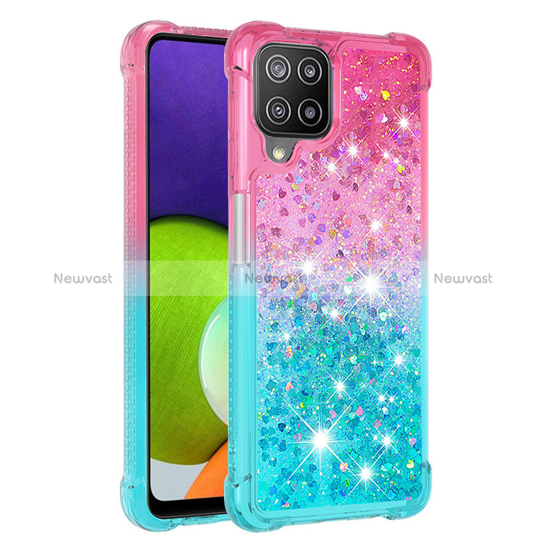 Silicone Candy Rubber TPU Bling-Bling Soft Case Cover S02 for Samsung Galaxy A22 4G