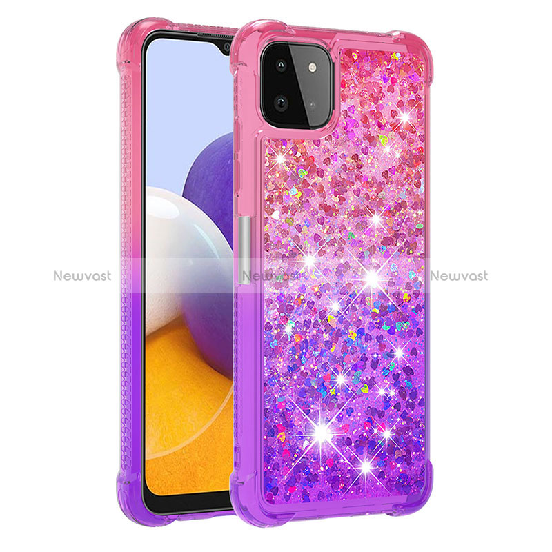 Silicone Candy Rubber TPU Bling-Bling Soft Case Cover S02 for Samsung Galaxy A22 5G