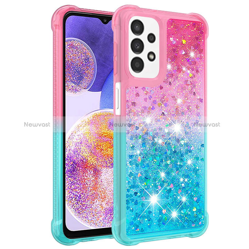 Silicone Candy Rubber TPU Bling-Bling Soft Case Cover S02 for Samsung Galaxy A23 4G