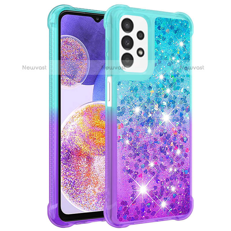 Silicone Candy Rubber TPU Bling-Bling Soft Case Cover S02 for Samsung Galaxy A23 5G