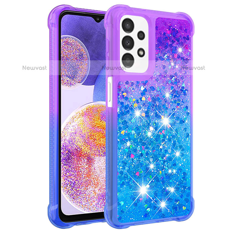 Silicone Candy Rubber TPU Bling-Bling Soft Case Cover S02 for Samsung Galaxy A23 5G