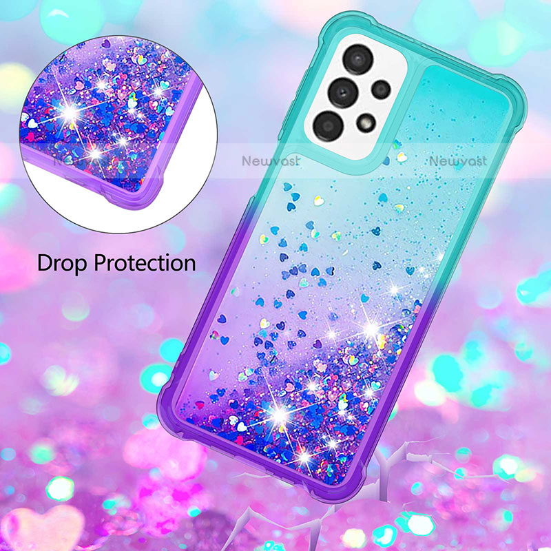 Silicone Candy Rubber TPU Bling-Bling Soft Case Cover S02 for Samsung Galaxy A23 5G