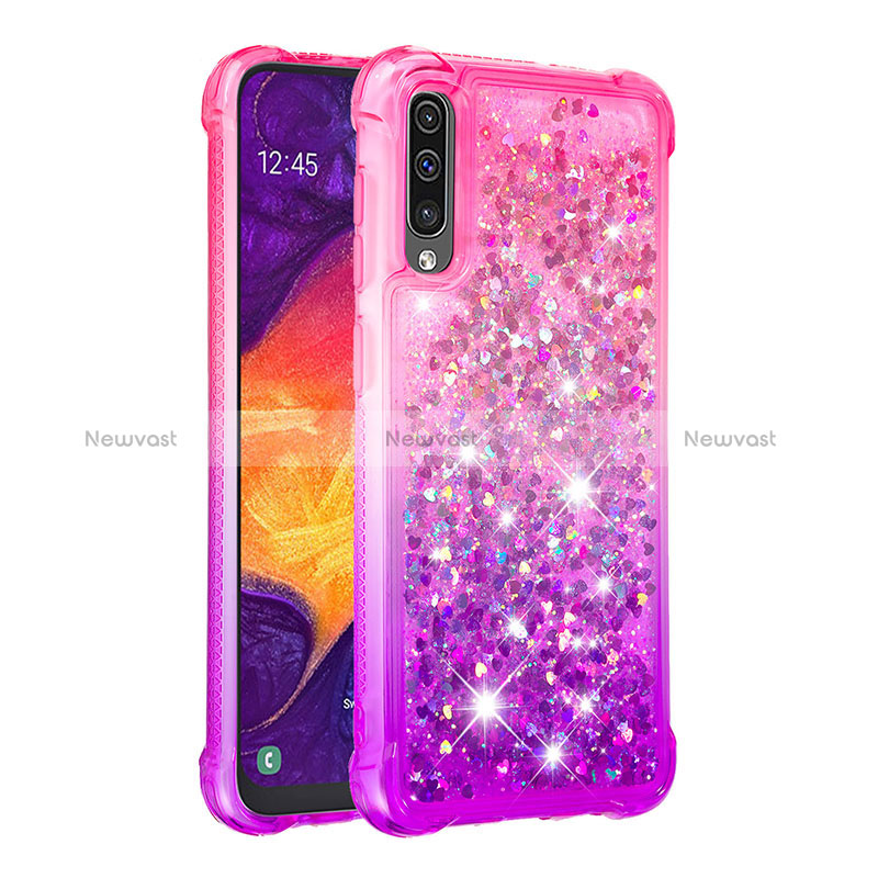 Silicone Candy Rubber TPU Bling-Bling Soft Case Cover S02 for Samsung Galaxy A30S