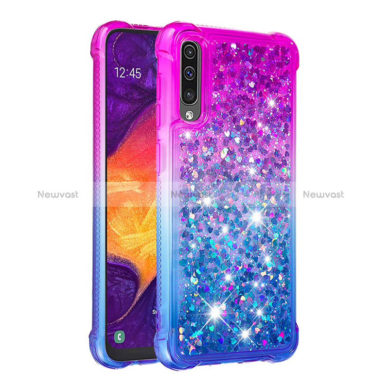 Silicone Candy Rubber TPU Bling-Bling Soft Case Cover S02 for Samsung Galaxy A30S