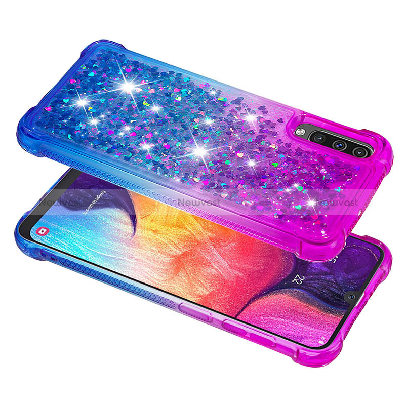 Silicone Candy Rubber TPU Bling-Bling Soft Case Cover S02 for Samsung Galaxy A30S