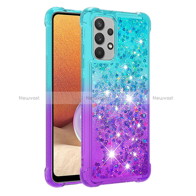 Silicone Candy Rubber TPU Bling-Bling Soft Case Cover S02 for Samsung Galaxy A32 4G