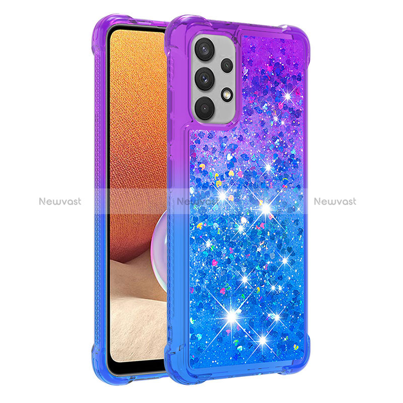 Silicone Candy Rubber TPU Bling-Bling Soft Case Cover S02 for Samsung Galaxy A32 4G