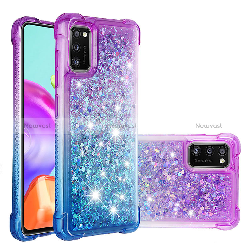 Silicone Candy Rubber TPU Bling-Bling Soft Case Cover S02 for Samsung Galaxy A41