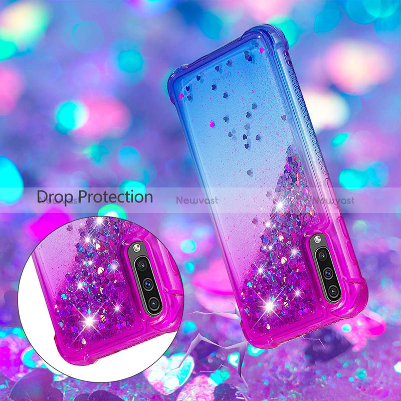 Silicone Candy Rubber TPU Bling-Bling Soft Case Cover S02 for Samsung Galaxy A50S