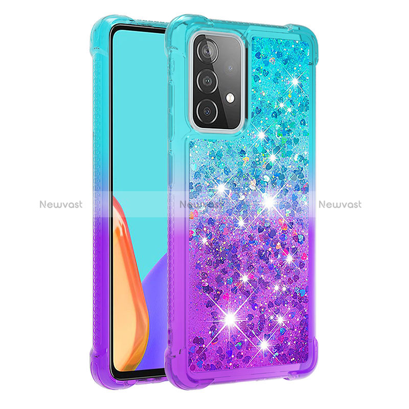 Silicone Candy Rubber TPU Bling-Bling Soft Case Cover S02 for Samsung Galaxy A52 4G