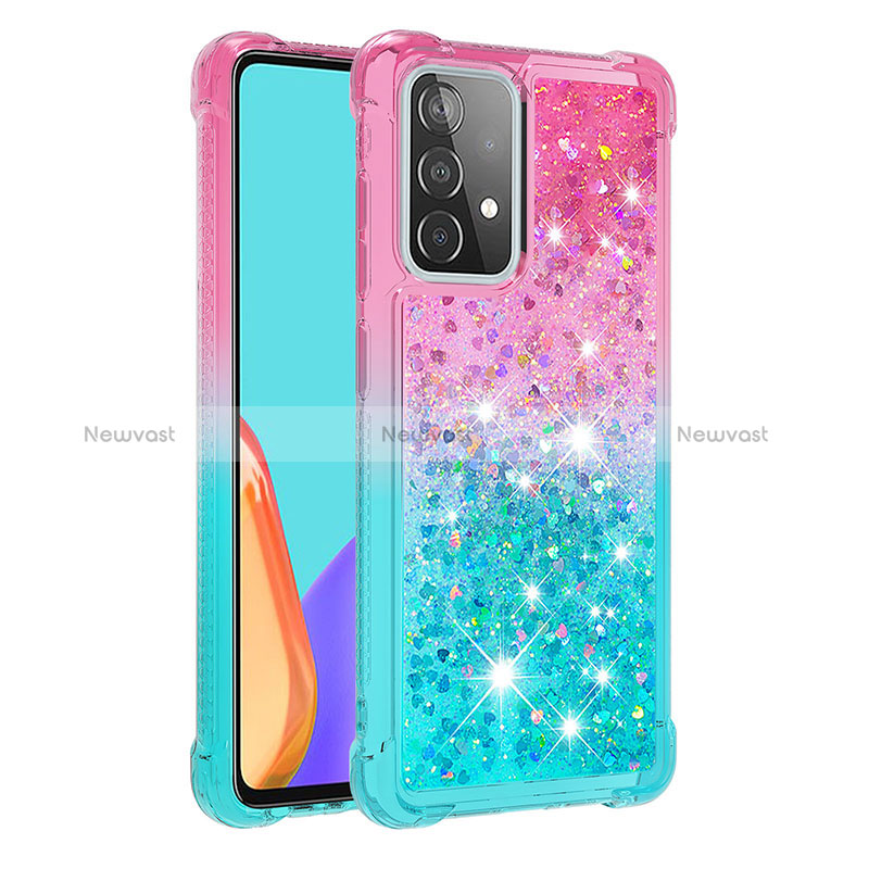 Silicone Candy Rubber TPU Bling-Bling Soft Case Cover S02 for Samsung Galaxy A52 5G