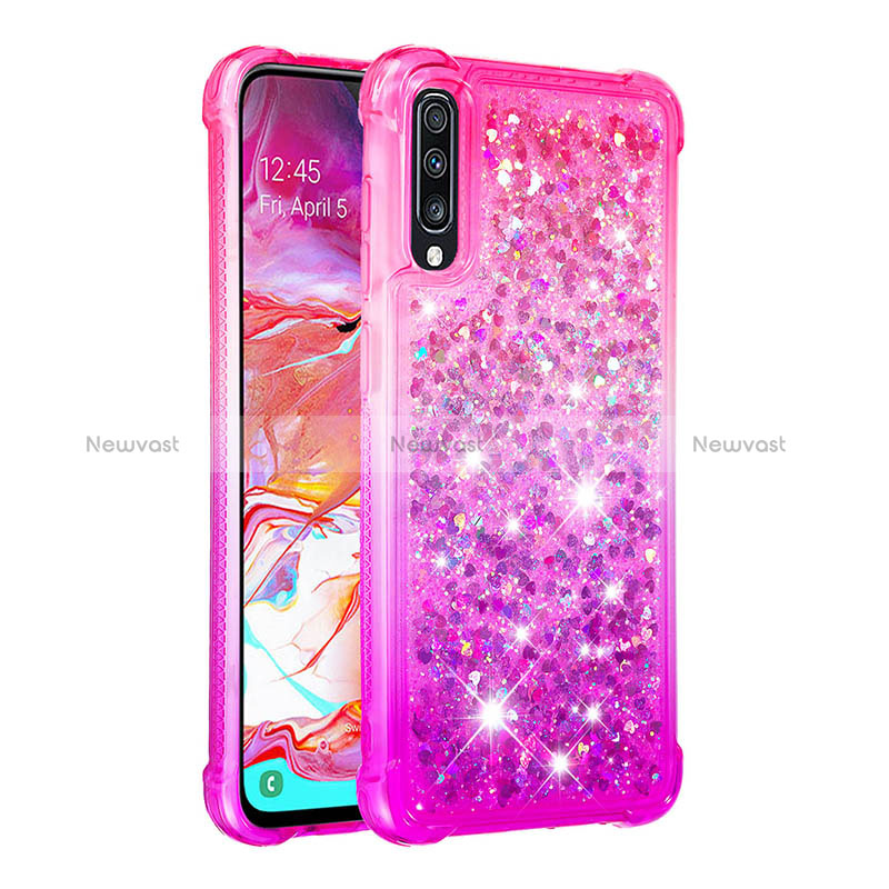 Silicone Candy Rubber TPU Bling-Bling Soft Case Cover S02 for Samsung Galaxy A70