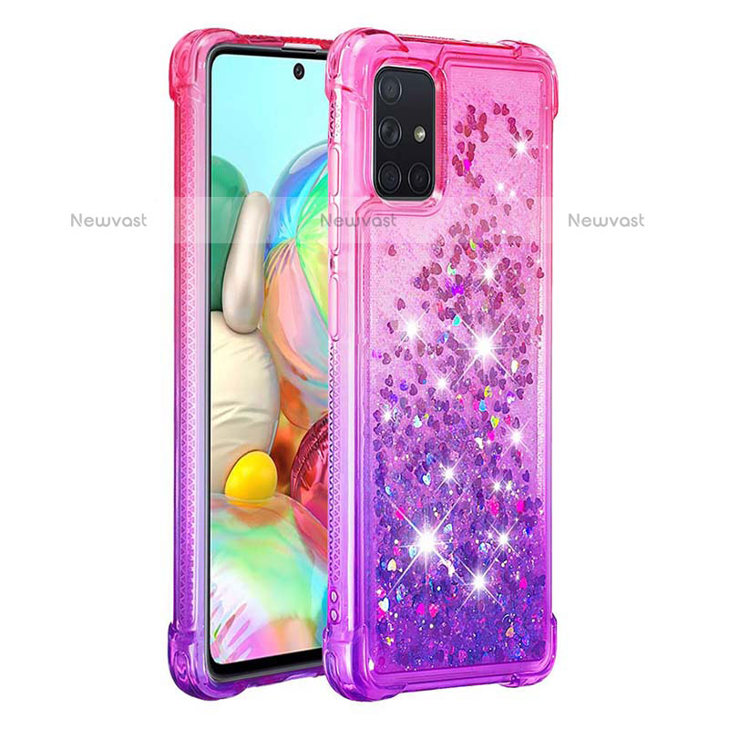 Silicone Candy Rubber TPU Bling-Bling Soft Case Cover S02 for Samsung Galaxy A71 4G A715