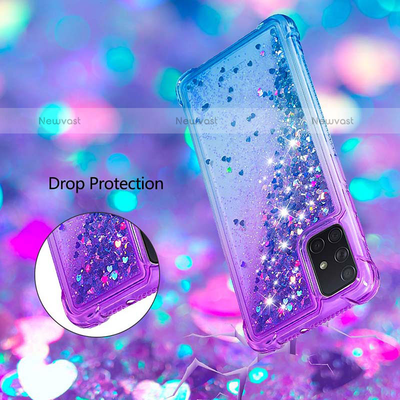 Silicone Candy Rubber TPU Bling-Bling Soft Case Cover S02 for Samsung Galaxy A71 4G A715