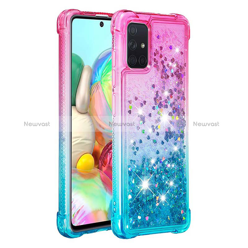 Silicone Candy Rubber TPU Bling-Bling Soft Case Cover S02 for Samsung Galaxy A71 5G