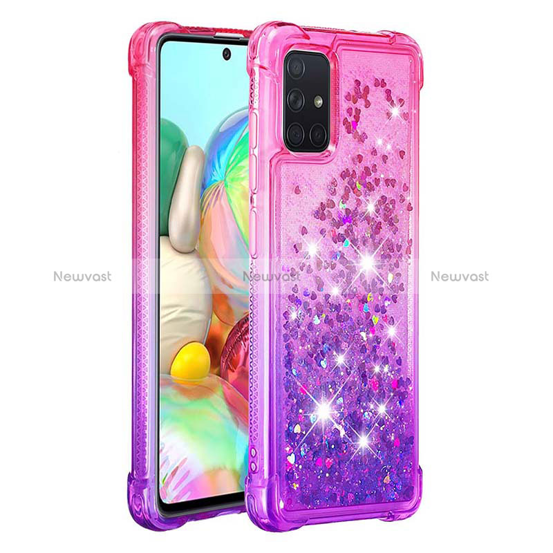 Silicone Candy Rubber TPU Bling-Bling Soft Case Cover S02 for Samsung Galaxy A71 5G