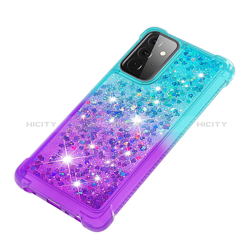 Silicone Candy Rubber TPU Bling-Bling Soft Case Cover S02 for Samsung Galaxy A72 4G