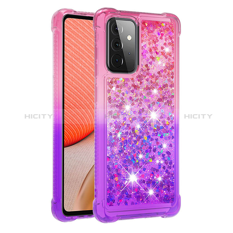 Silicone Candy Rubber TPU Bling-Bling Soft Case Cover S02 for Samsung Galaxy A72 5G