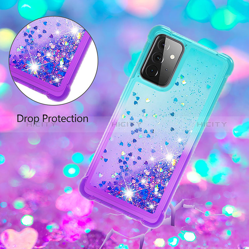 Silicone Candy Rubber TPU Bling-Bling Soft Case Cover S02 for Samsung Galaxy A72 5G