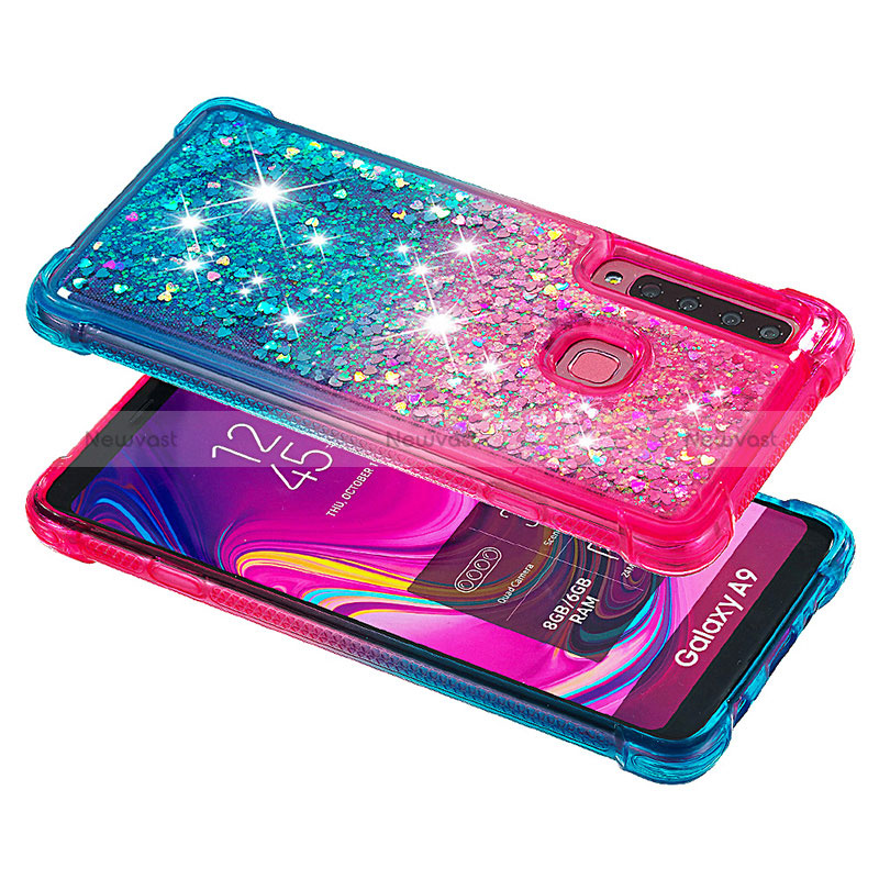 Silicone Candy Rubber TPU Bling-Bling Soft Case Cover S02 for Samsung Galaxy A9 Star Pro