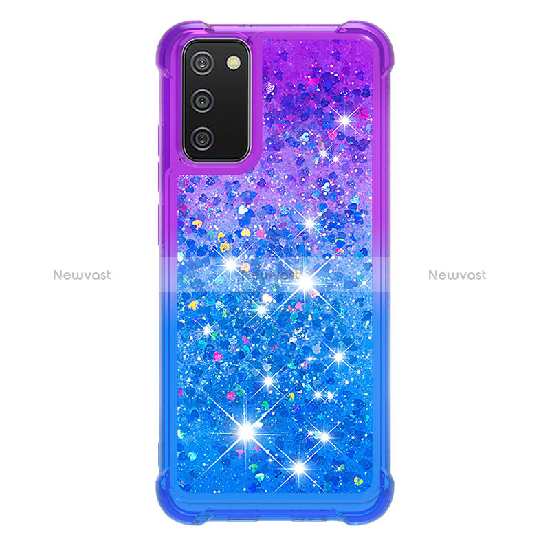 Silicone Candy Rubber TPU Bling-Bling Soft Case Cover S02 for Samsung Galaxy F02S SM-E025F
