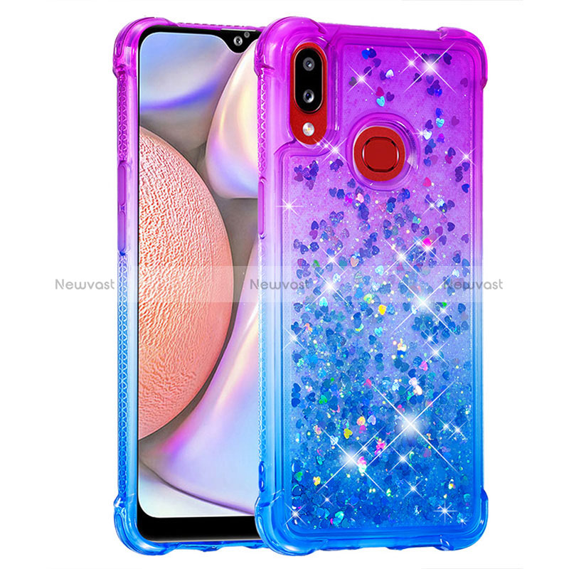 Silicone Candy Rubber TPU Bling-Bling Soft Case Cover S02 for Samsung Galaxy M01s