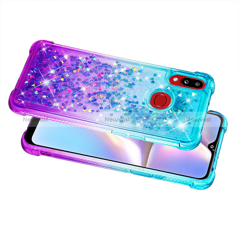 Silicone Candy Rubber TPU Bling-Bling Soft Case Cover S02 for Samsung Galaxy M01s