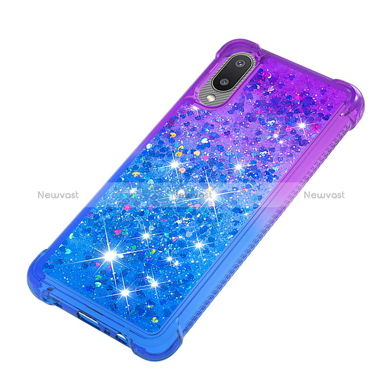Silicone Candy Rubber TPU Bling-Bling Soft Case Cover S02 for Samsung Galaxy M02