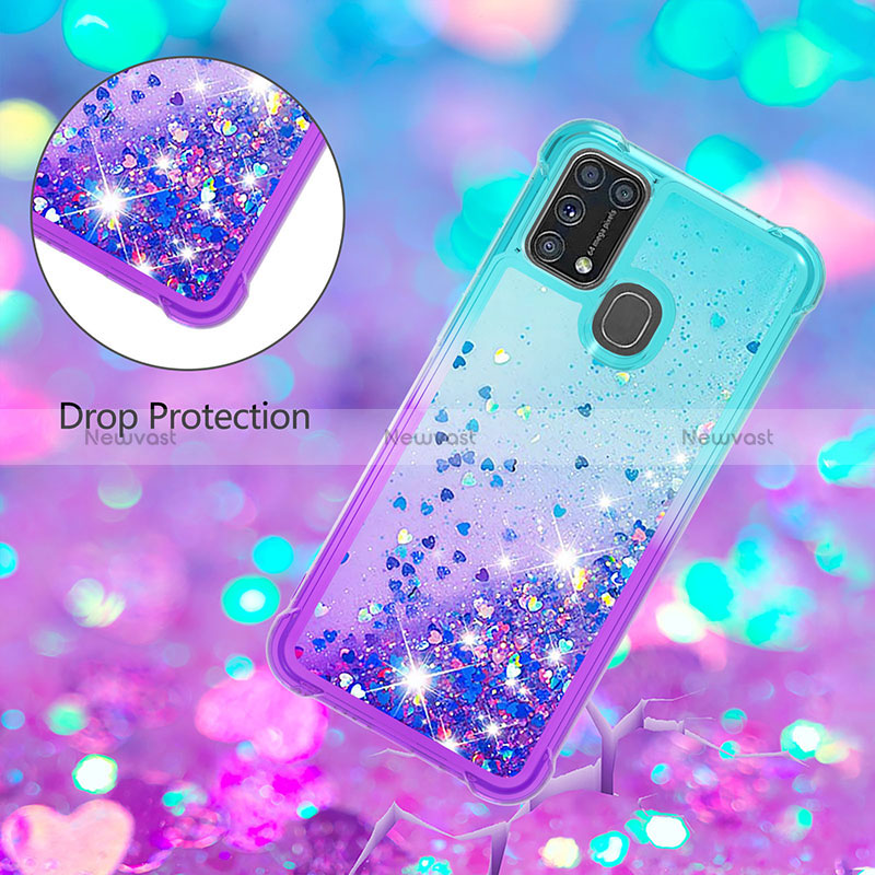 Silicone Candy Rubber TPU Bling-Bling Soft Case Cover S02 for Samsung Galaxy M31 Prime Edition