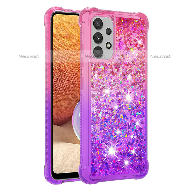 Silicone Candy Rubber TPU Bling-Bling Soft Case Cover S02 for Samsung Galaxy M32 5G