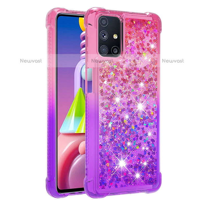 Silicone Candy Rubber TPU Bling-Bling Soft Case Cover S02 for Samsung Galaxy M51