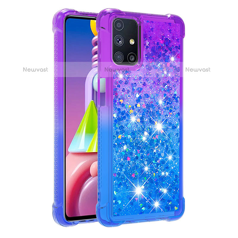 Silicone Candy Rubber TPU Bling-Bling Soft Case Cover S02 for Samsung Galaxy M51