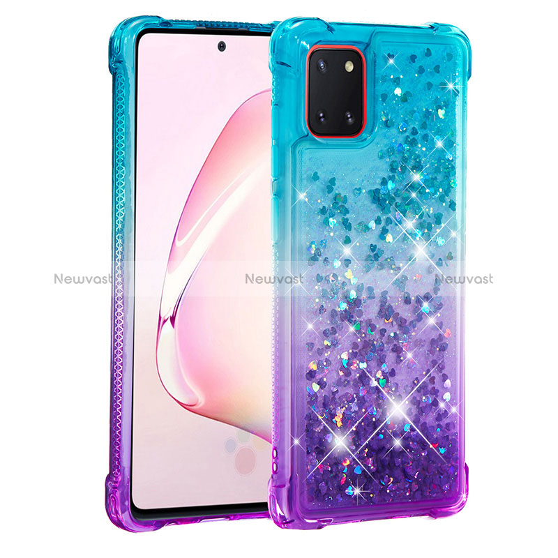 Silicone Candy Rubber TPU Bling-Bling Soft Case Cover S02 for Samsung Galaxy M60s