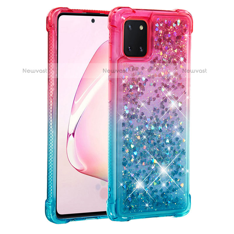 Silicone Candy Rubber TPU Bling-Bling Soft Case Cover S02 for Samsung Galaxy Note 10 Lite