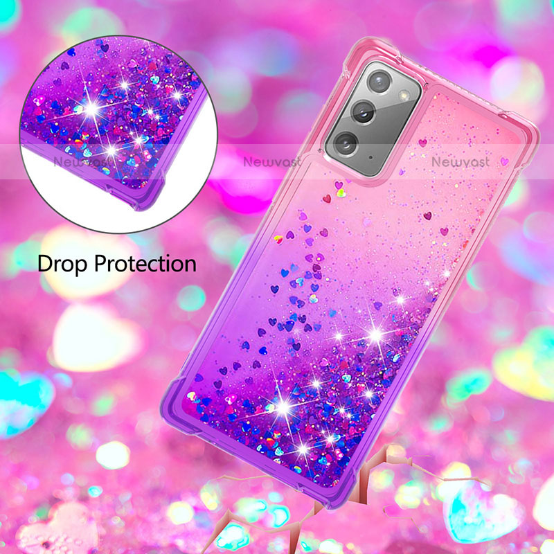 Silicone Candy Rubber TPU Bling-Bling Soft Case Cover S02 for Samsung Galaxy Note 20 5G