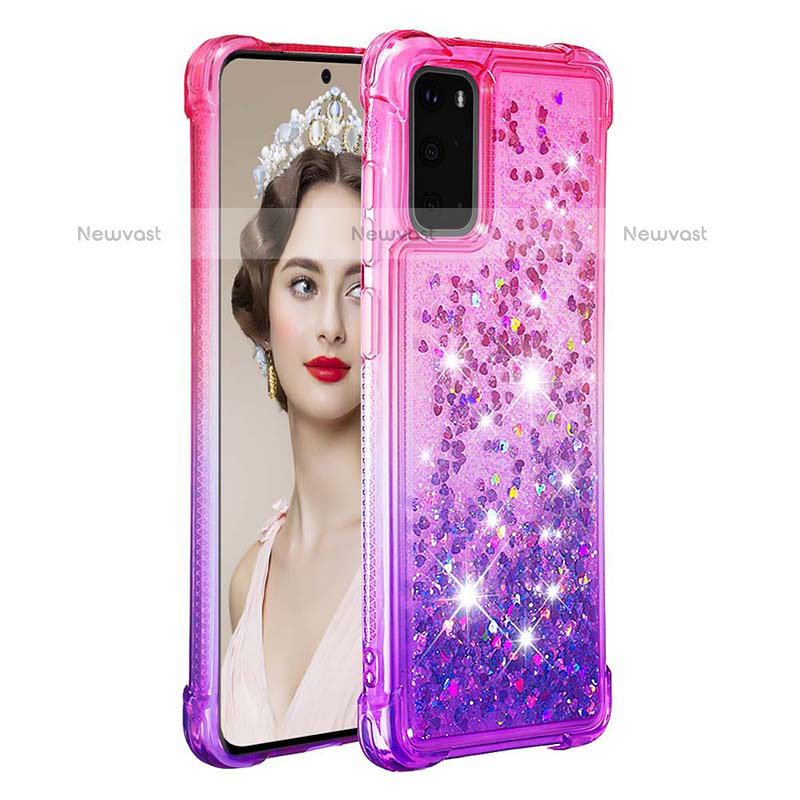 Silicone Candy Rubber TPU Bling-Bling Soft Case Cover S02 for Samsung Galaxy S20 5G