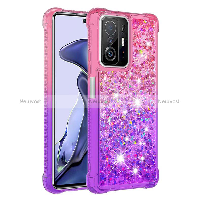 Silicone Candy Rubber TPU Bling-Bling Soft Case Cover S02 for Xiaomi Mi 11T 5G