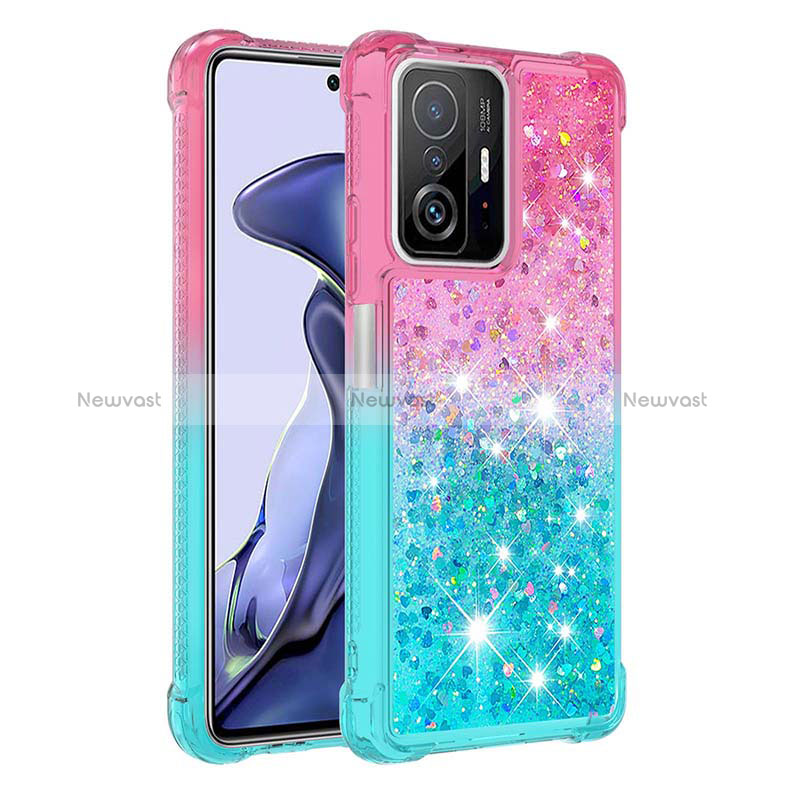 Silicone Candy Rubber TPU Bling-Bling Soft Case Cover S02 for Xiaomi Mi 11T 5G