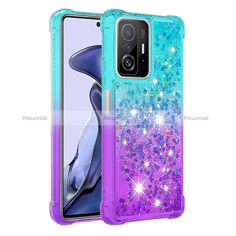 Silicone Candy Rubber TPU Bling-Bling Soft Case Cover S02 for Xiaomi Mi 11T 5G